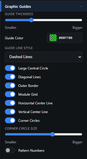 Graphic Guides in PolaLED Pro