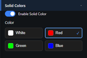 Solid Color Testing in PolaLED Pro